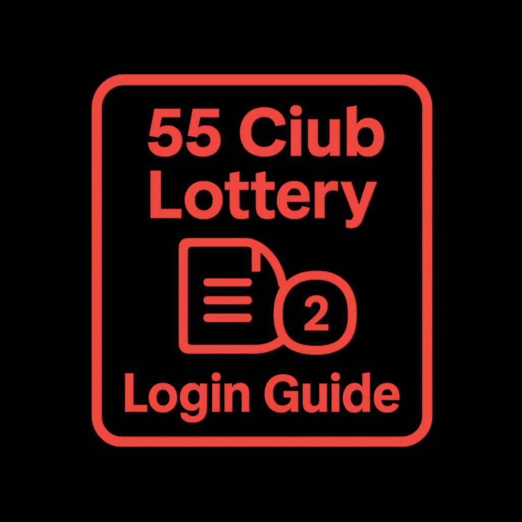 Icon representing the 55 Club Lottery Login Guide.