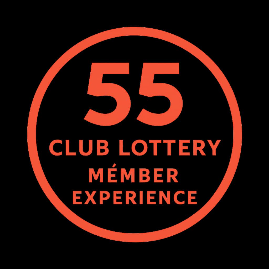 Icon representing the 55 Club Lottery Member Experience.