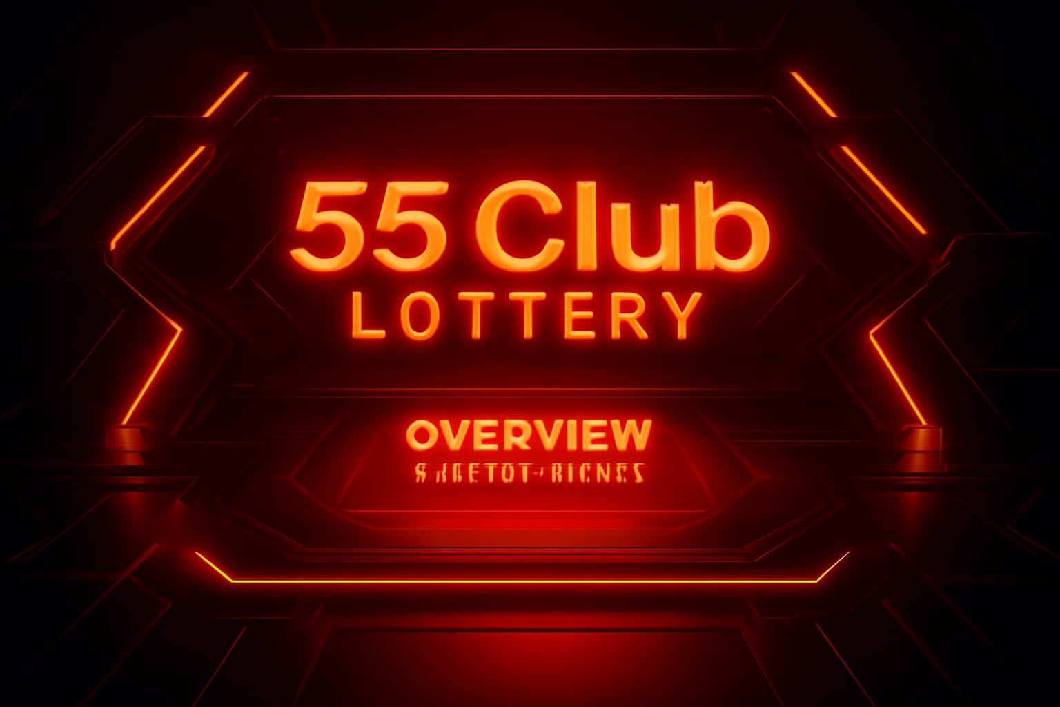 Futuristic lottery background design