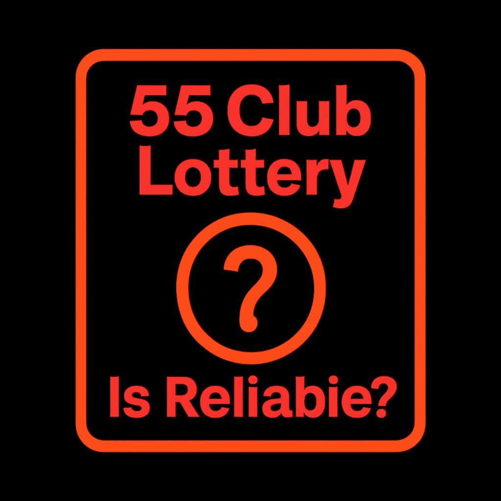 An icon representing the reliability of the 55 Club Lottery.