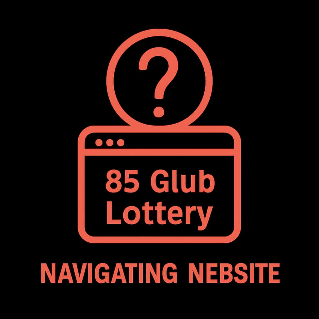 An icon symbolizing guidance for navigating the 55 Club Lottery website.